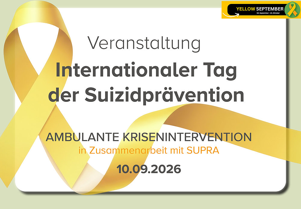 „… lassen Sie uns darüber reden!“ – Veranstaltung zum Internationalen Tag der Suizidprävention im Odeïon