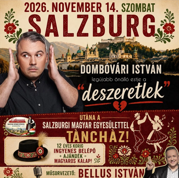 Dombóvári István és Bellus István Salzburgban